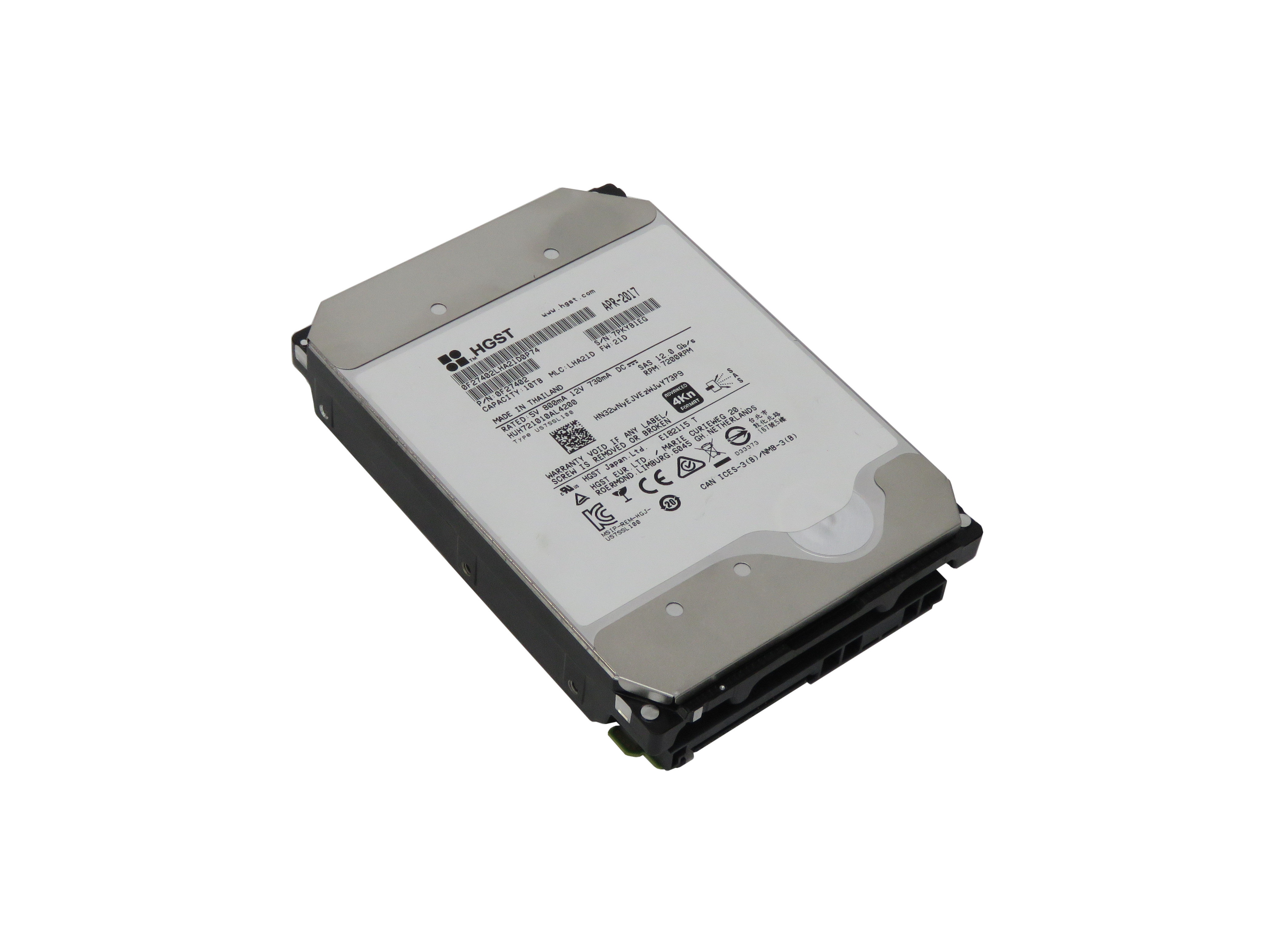 【HGST】3.5インチ SAS 10TB HDD