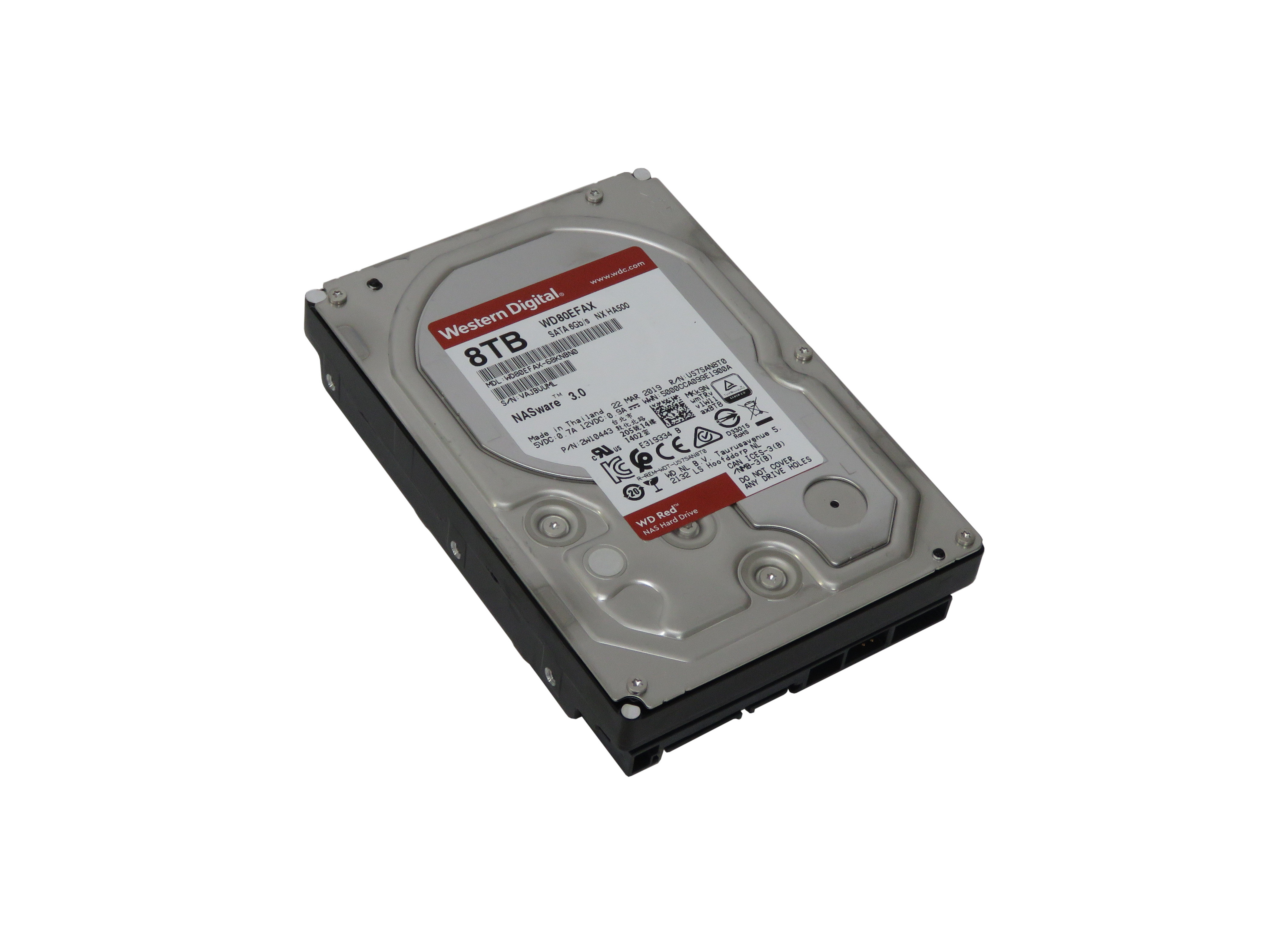 【Western Digital】WD Redシリーズ（NAS Hard Drive） WD80EFAX