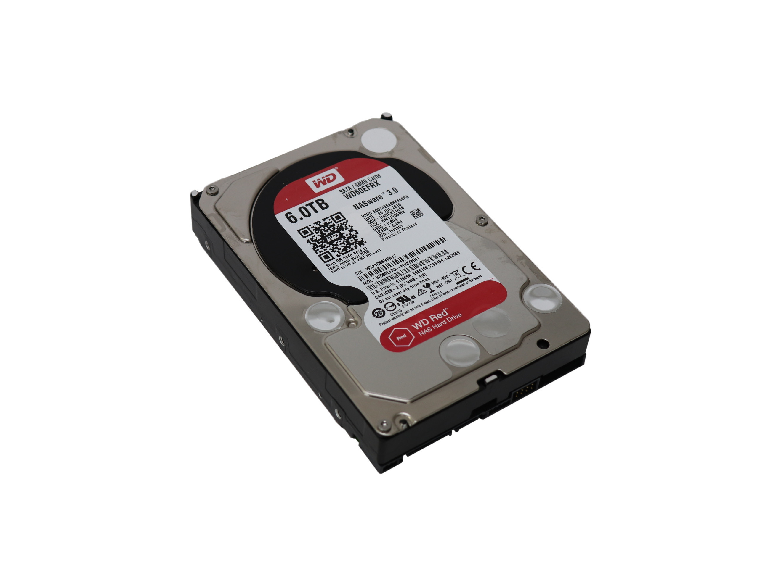 【Western Digital】WD Redシリーズ（NAS Hard Drive） WD60EFRX