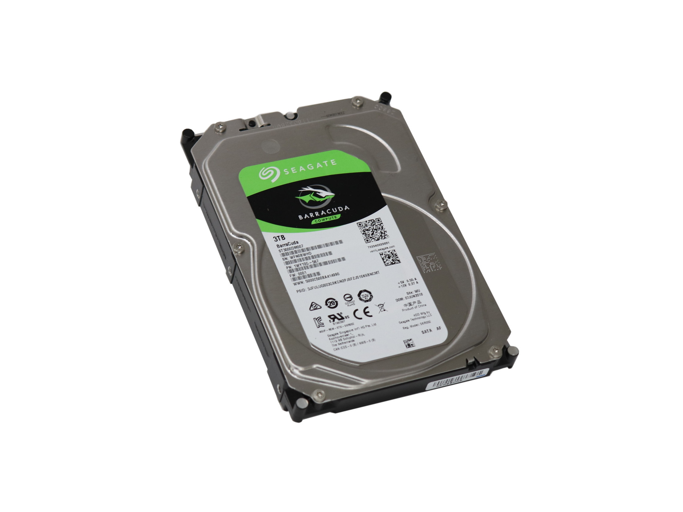 【Seagate】BarraCuda ST3000DM007/3TB内蔵ハードディスク