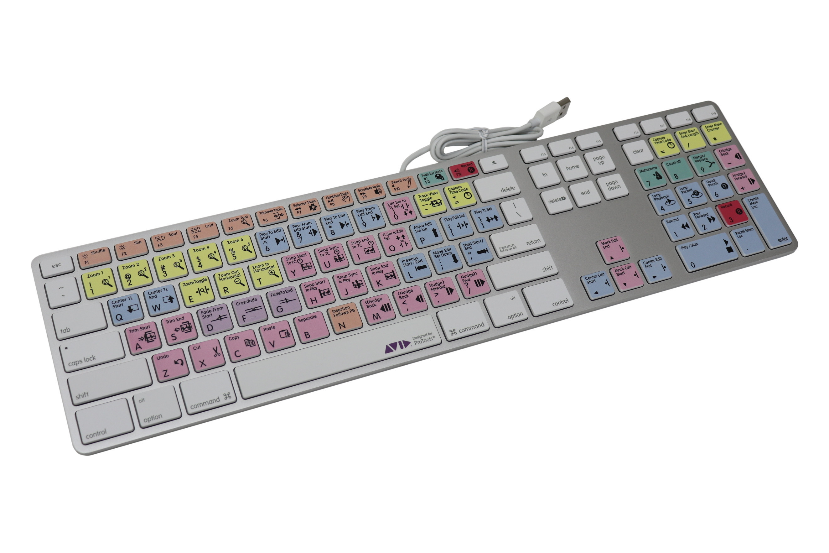 【Apple】Avid Custom Keyboard for Mac（Avid ProTools用）
